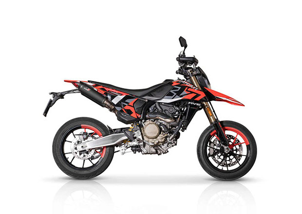 Hypermotard 698 Twin Titanium Tri Cone underseat