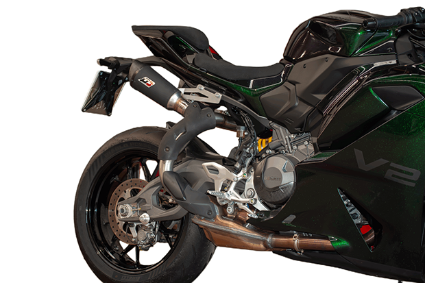 Panigale v2 2025 > slip-on system twin gunshot Dark Matter thumbnail 4